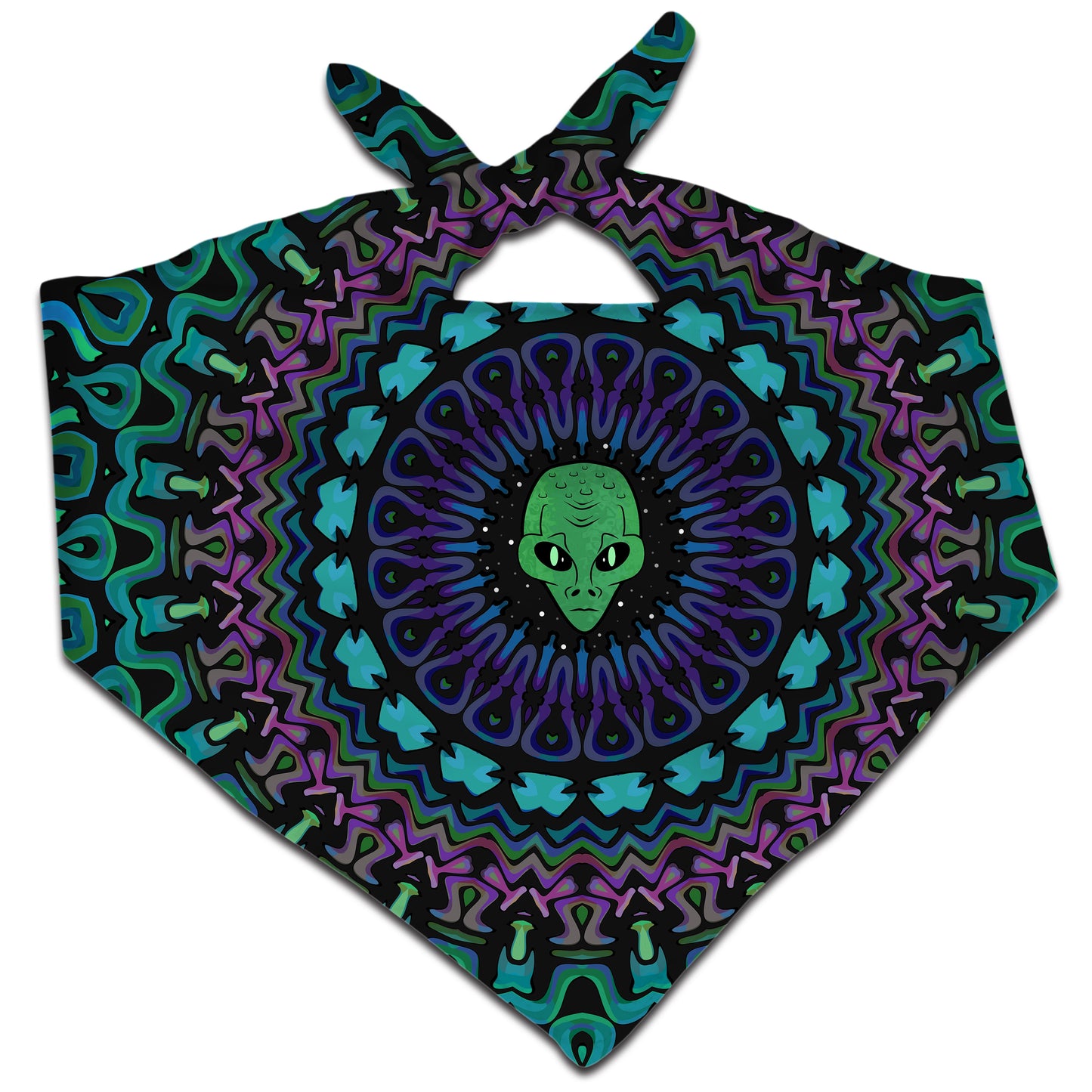 Alien Kaleidoscope Bandana, Sartoris Art, | iEDM