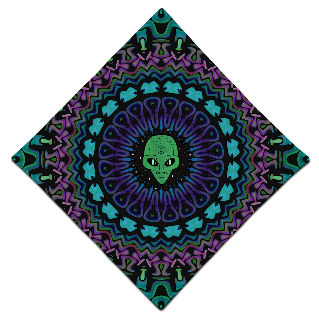 Alien Kaleidoscope Bandana, Sartoris Art, | iEDM