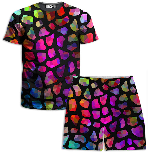Jewel Giraffe Spots T-Shirt and Shorts Combo, Sartoris Art, | iEDM
