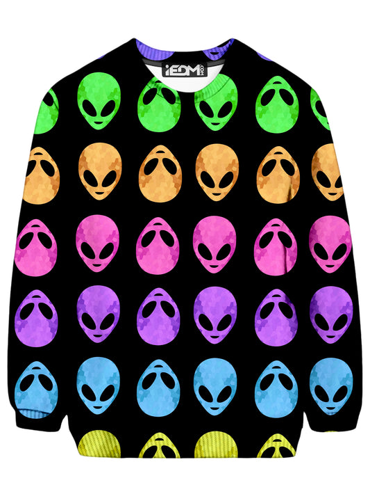 Alien Pattern Sweatshirt, Sartoris Art, | iEDM