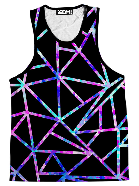 Glitter Geometric Men's Tank, Sartoris Art, | iEDM
