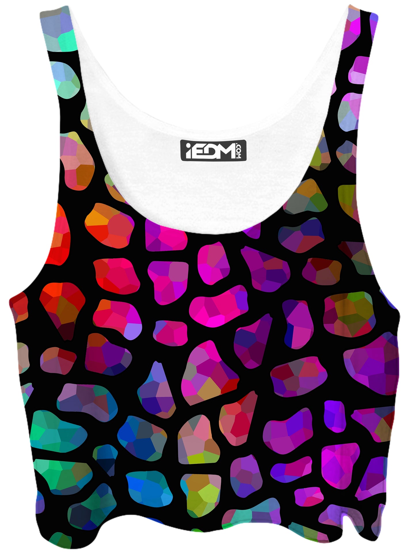Jewel Giraffe Spots Crop Top, Sartoris Art, | iEDM