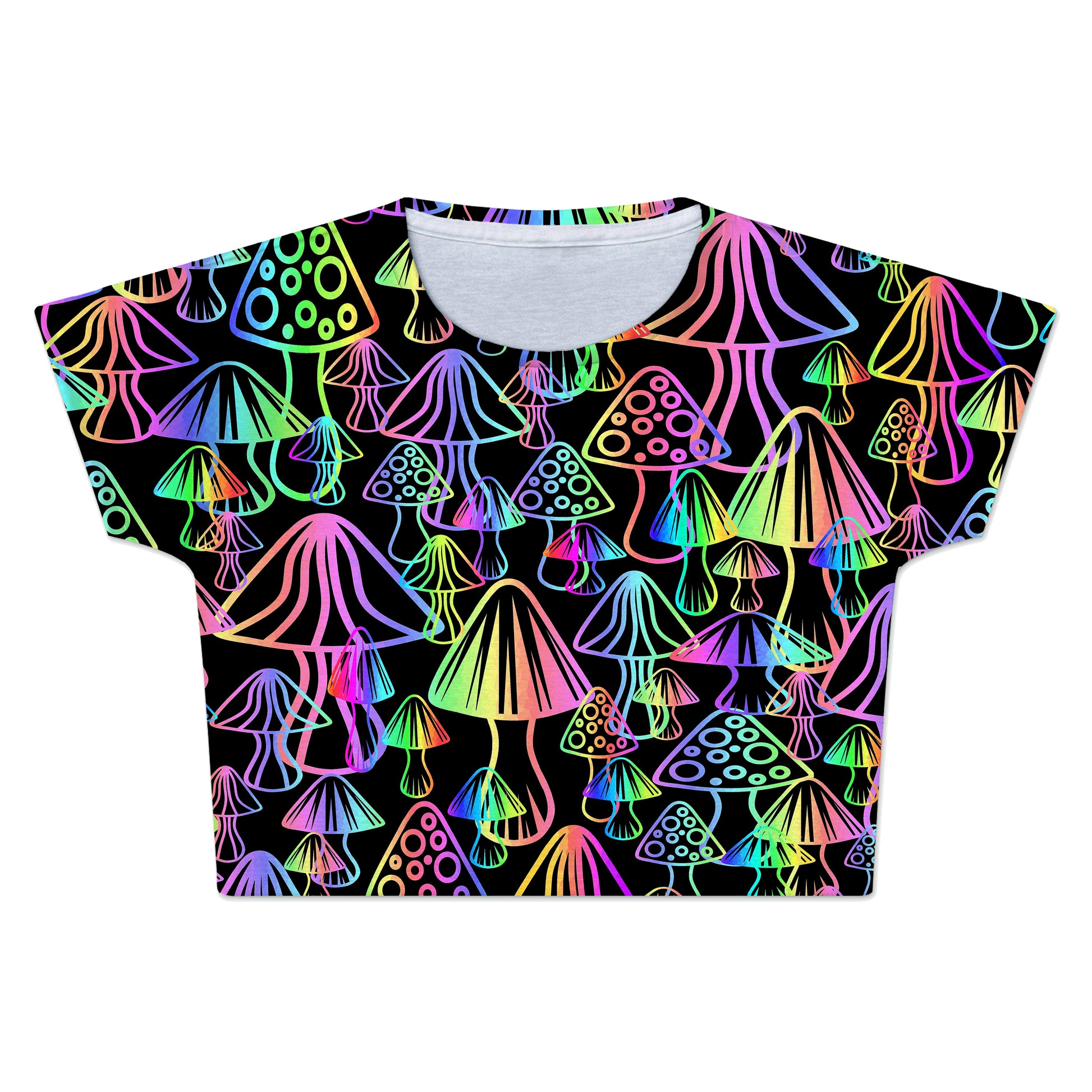 Magic Mushrooms Crop Tee, Sartoris Art, | iEDM