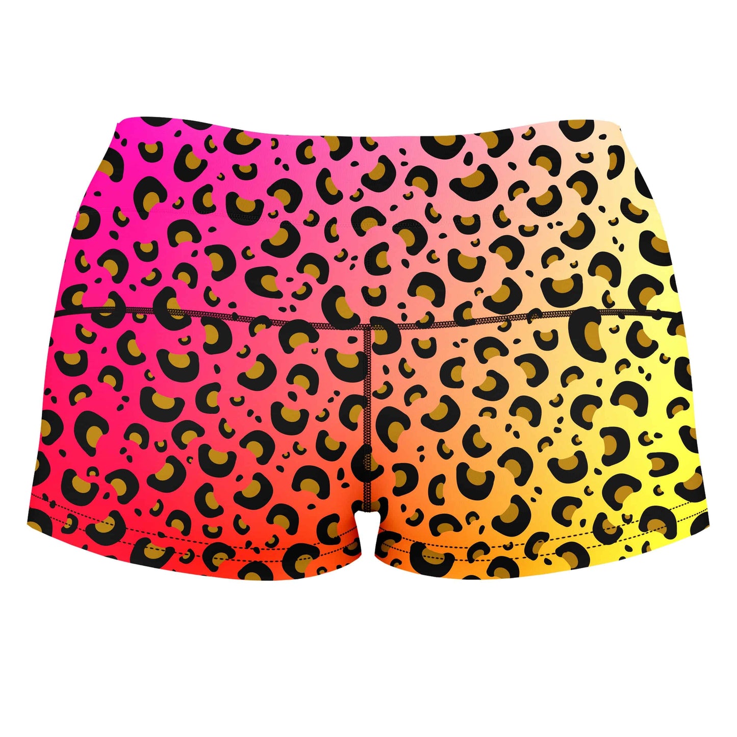 Leopard Spots High-Waisted Women's Shorts, Sartoris Art, | iEDM