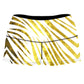 Gold Safari High-Waisted Women's Shorts, Sartoris Art, | iEDM