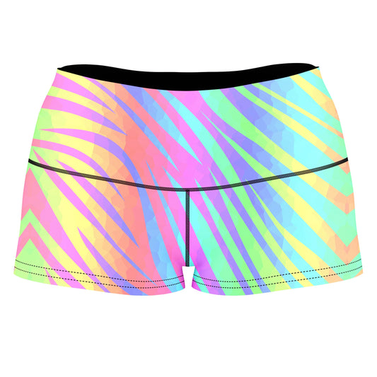 Jungle Print High-Waisted Women's Shorts, Sartoris Art, | iEDM