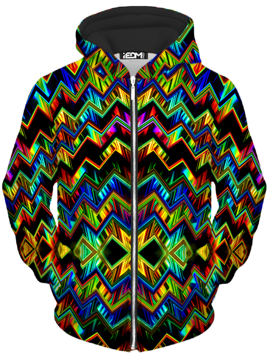 The Fold Unisex Zip-Up Hoodie, Noctum X Truth, | iEDM
