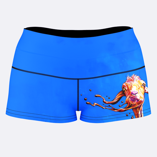 The GOAT High-Waisted Women's Shorts, Noctum X Truth, | iEDM