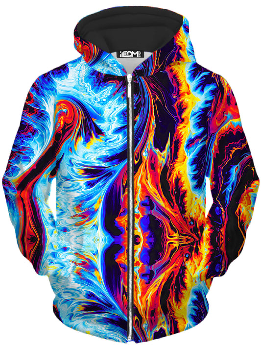 Wavy Days Unisex Zip-Up Hoodie, Noctum X Truth, | iEDM