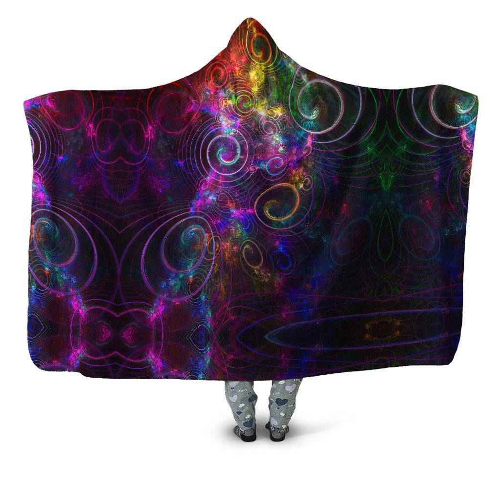 Mental Swirl Hooded Blanket, Yantrart Design, | iEDM