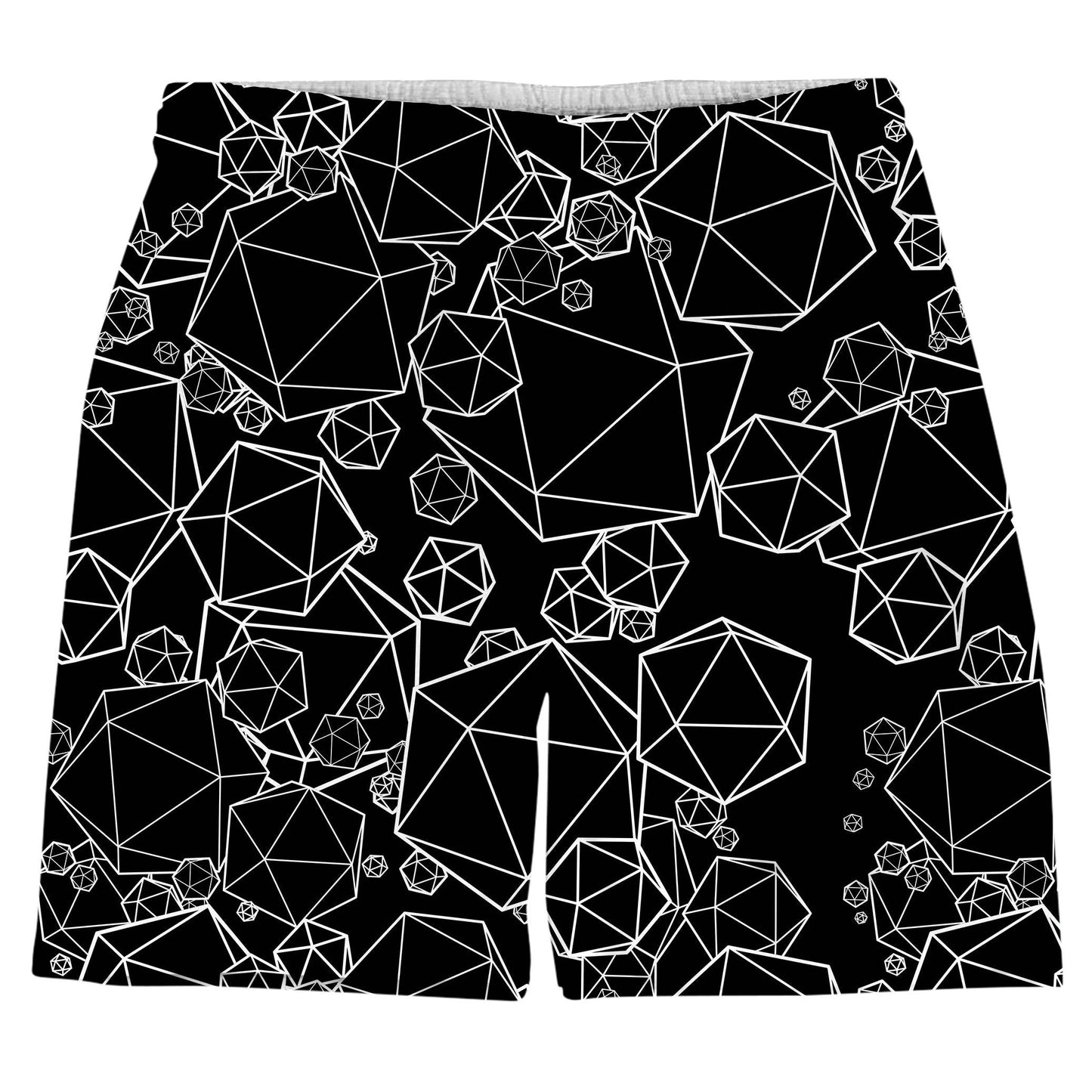 Icosahedron Madness Black Weekend Shorts, Yantrart Design, | iEDM