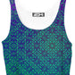 Psy Mosik Sea Crop Top and Booty Shorts Combo, Yantrart Design, | iEDM