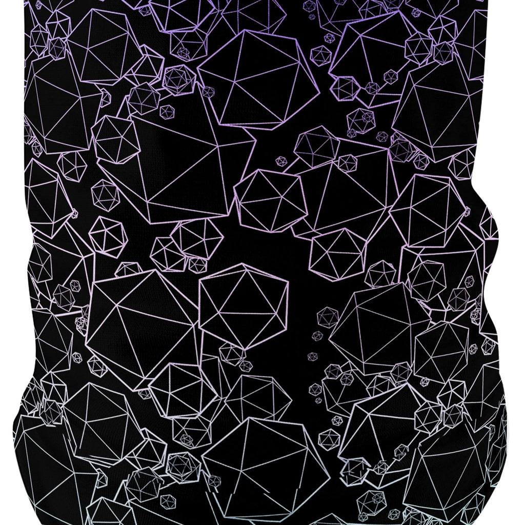 Icosahedron Madness Cold Bandana Mask, Yantrart Design, | iEDM