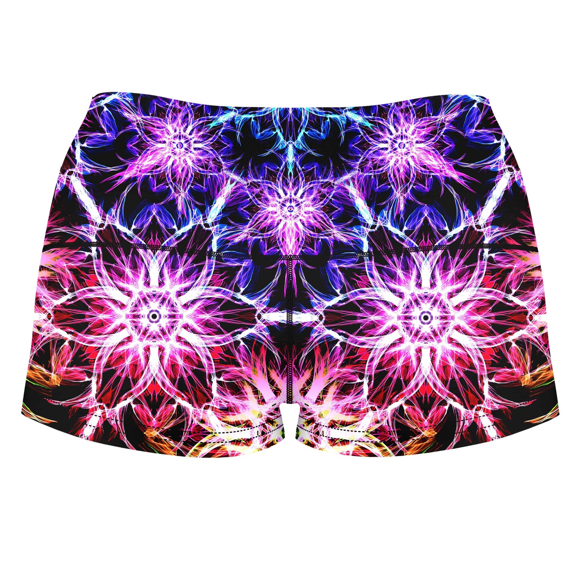 Awakening High-Waisted Women's Shorts, Yantrart Design, | iEDM
