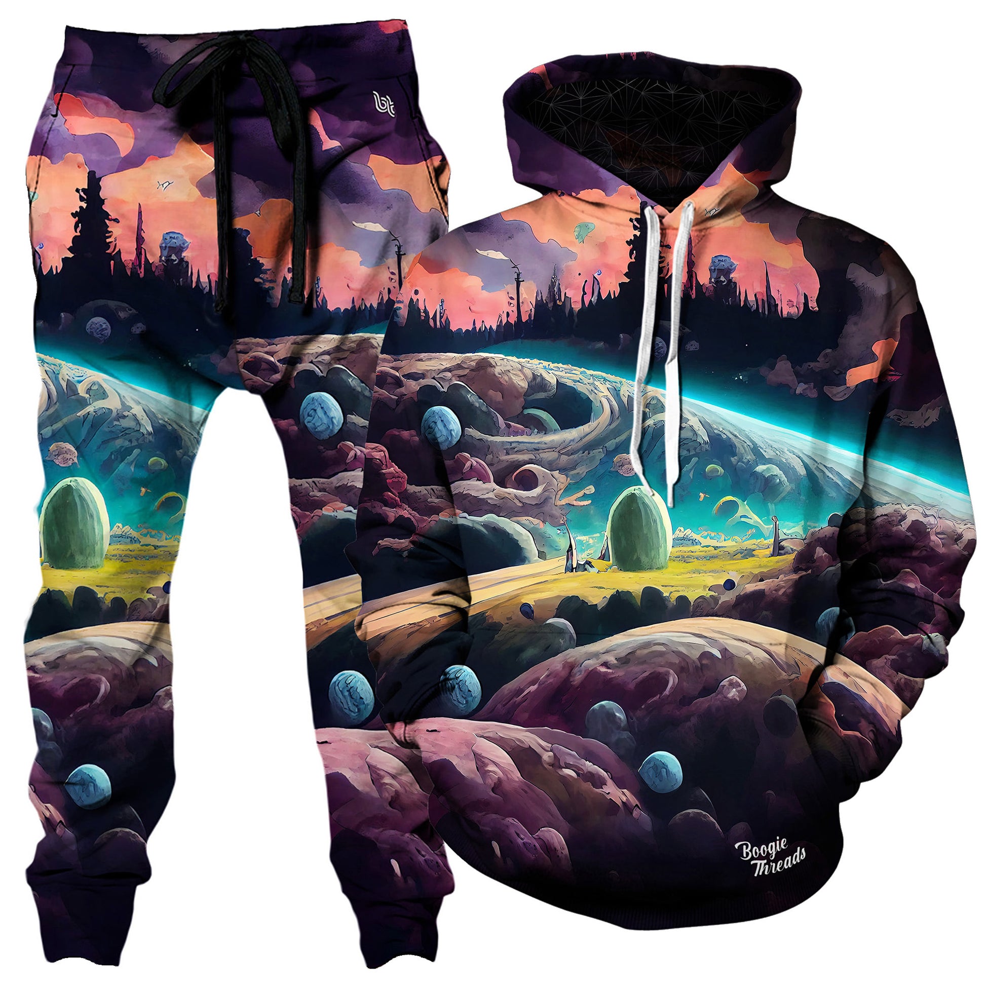 Accidents Of Solitude Hoodie and Joggers Combo, Gratefully Dyed, | iEDM