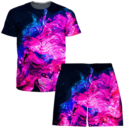Spent T-Shirt and Shorts Combo, Adam Priester, | iEDM
