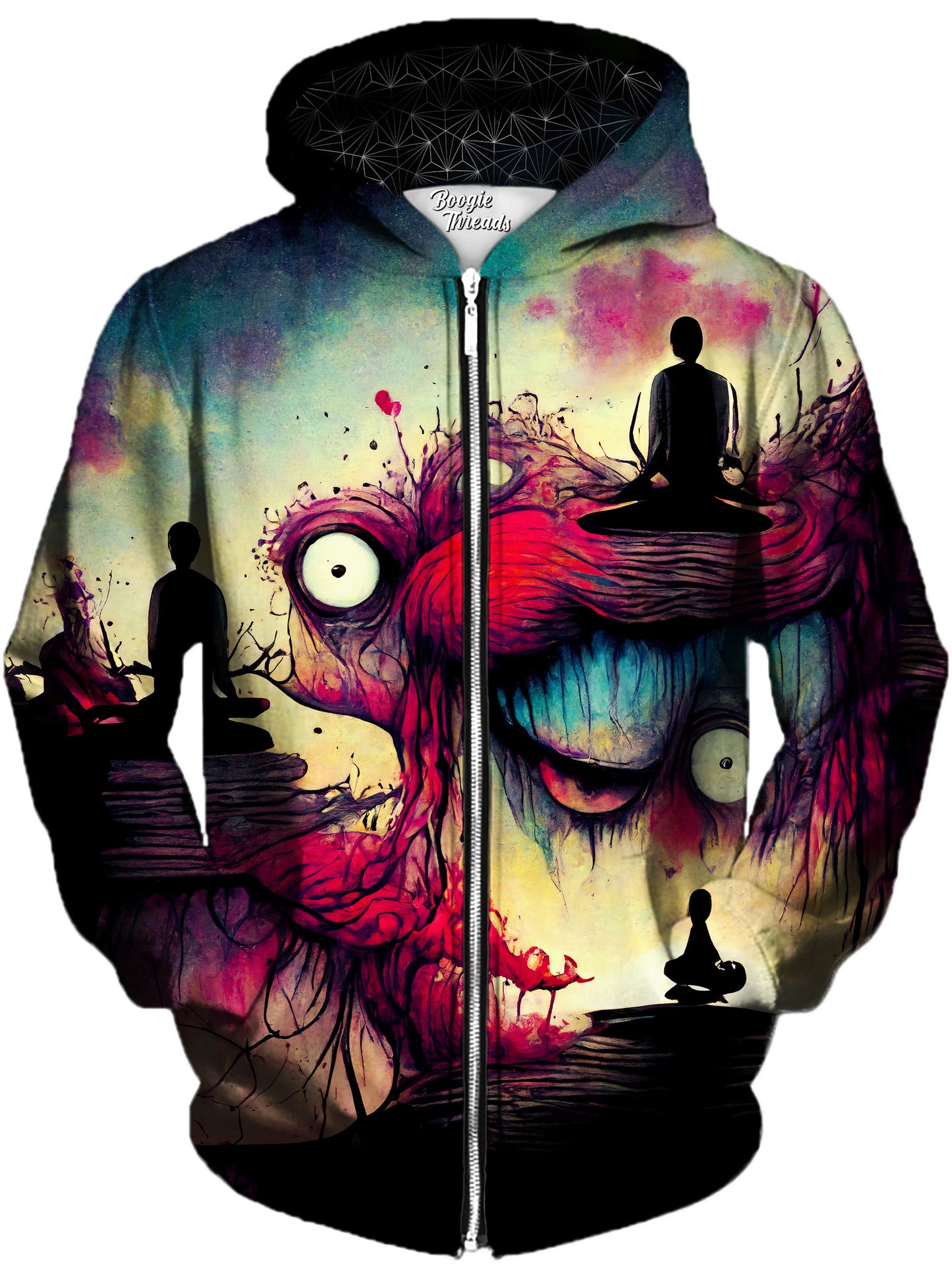 Aftermath Unisex Zip-Up Hoodie, Gratefully Dyed, | iEDM