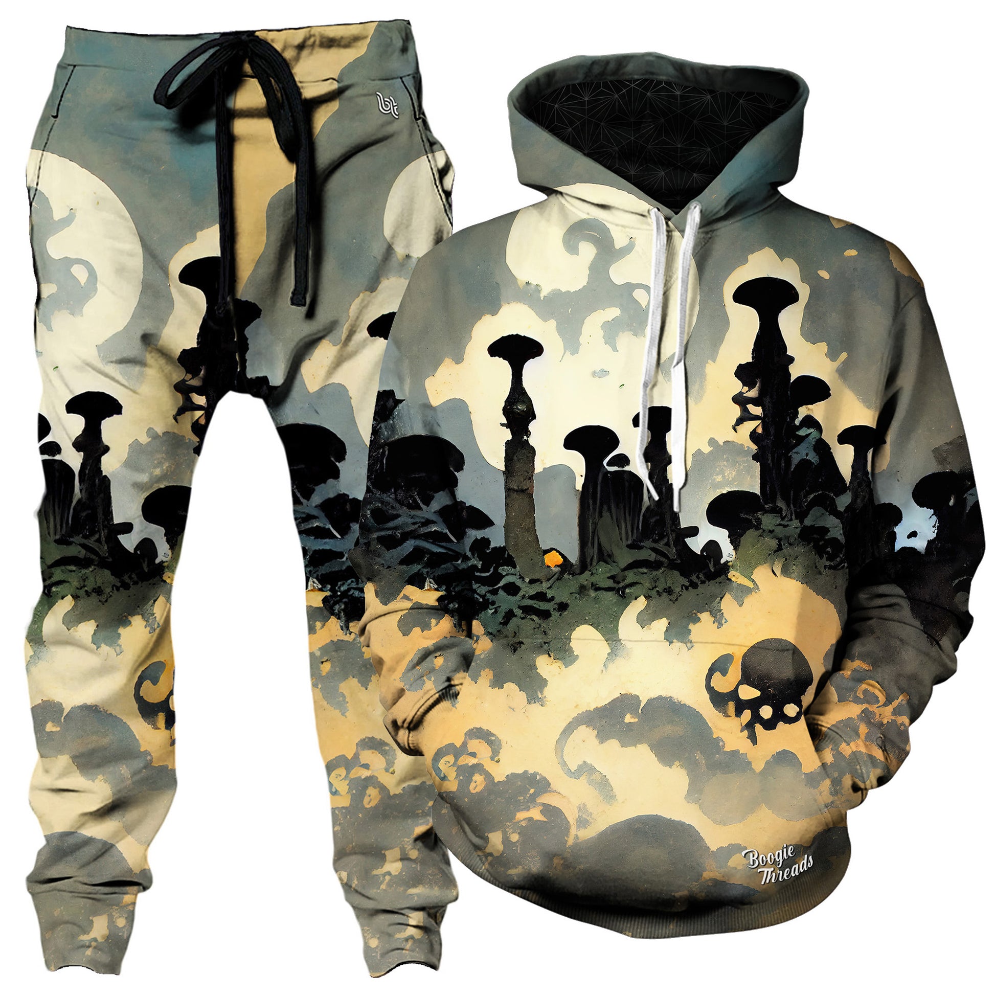 Anchored Smile Hoodie and Joggers Combo, Gratefully Dyed, | iEDM
