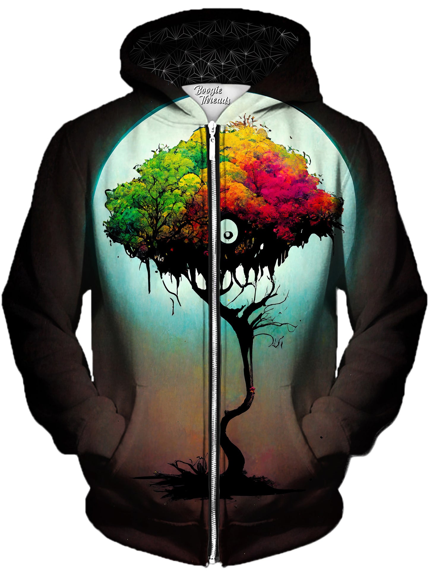 Ancient Lessons Unisex Zip-Up Hoodie, Gratefully Dyed, | iEDM