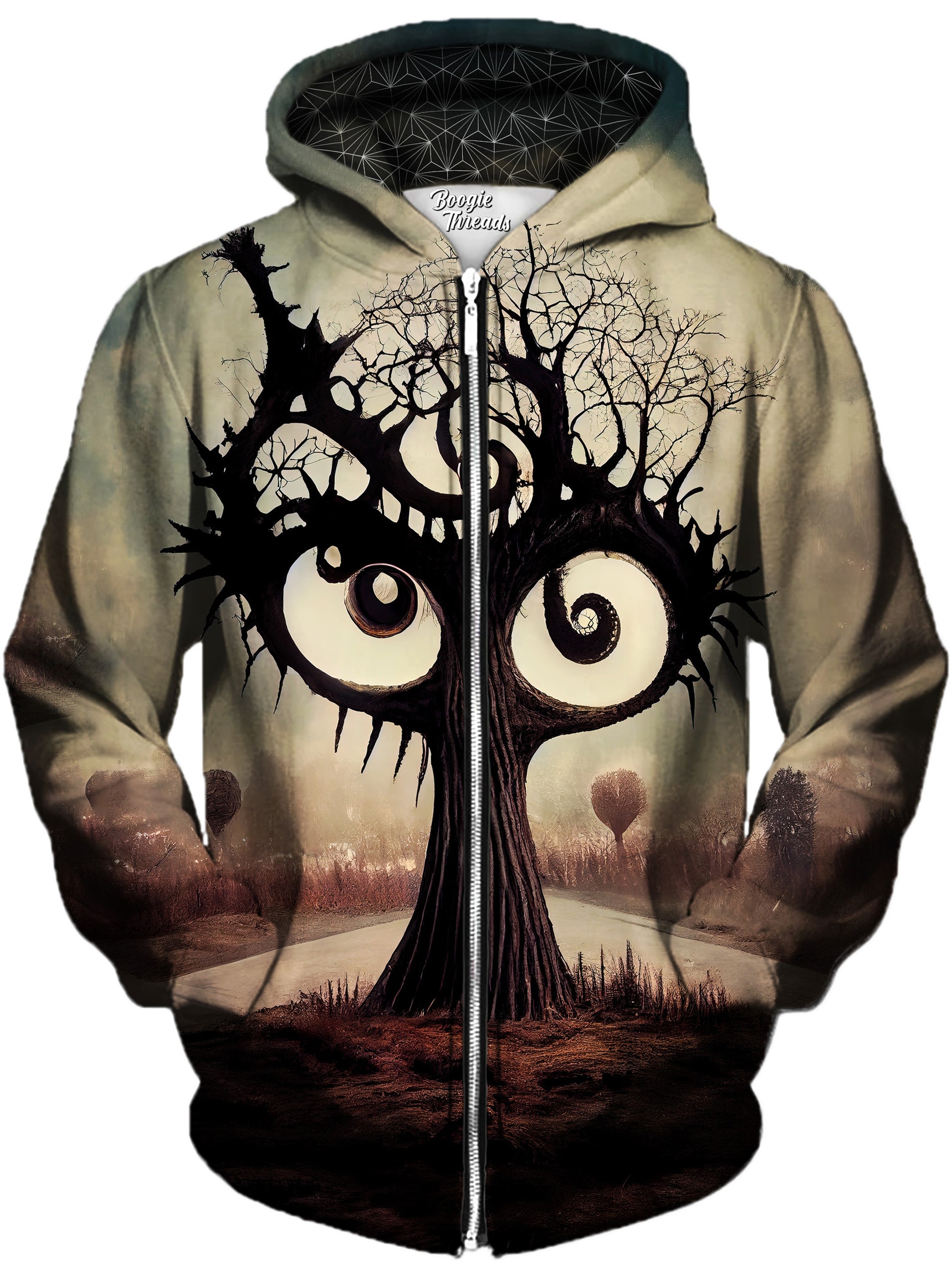 Ancient Punishment Unisex Zip-Up Hoodie, Gratefully Dyed, | iEDM