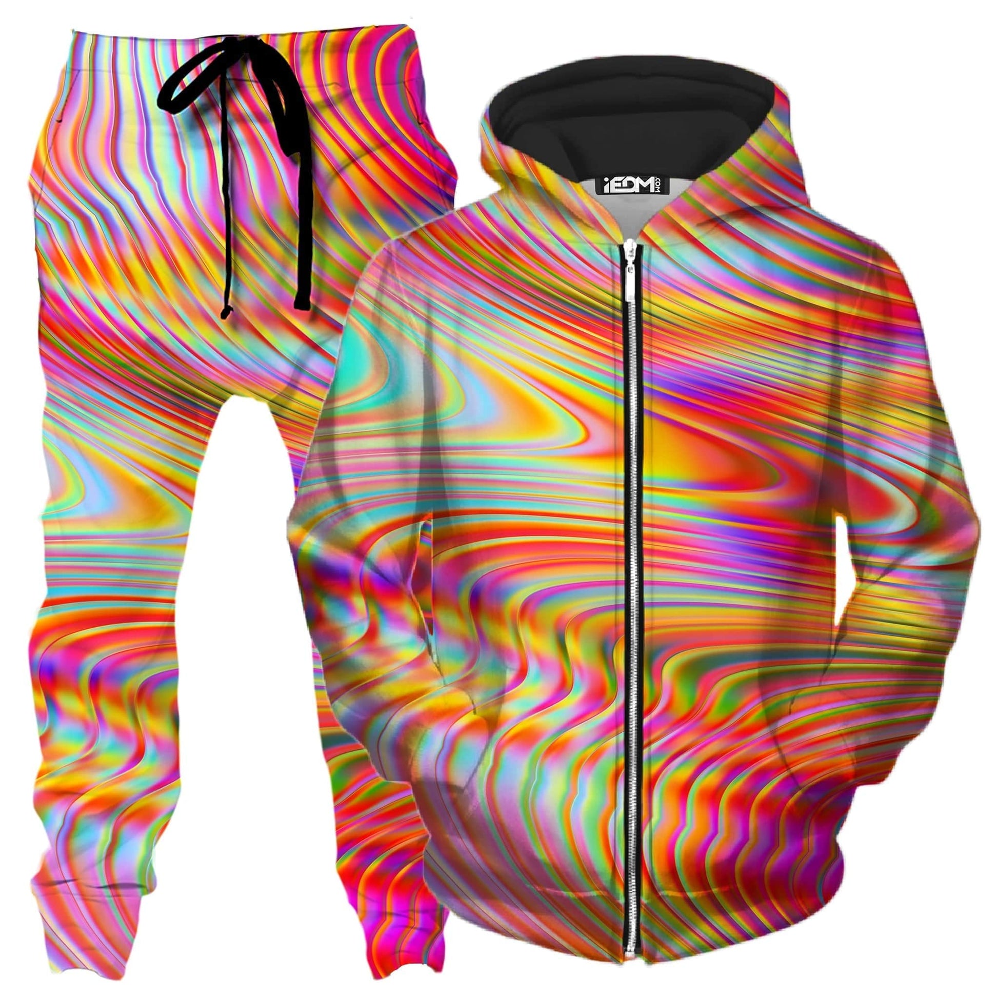 Afternoon Delight Zip-Up Hoodie and Joggers Combo, Art Design Works, | iEDM