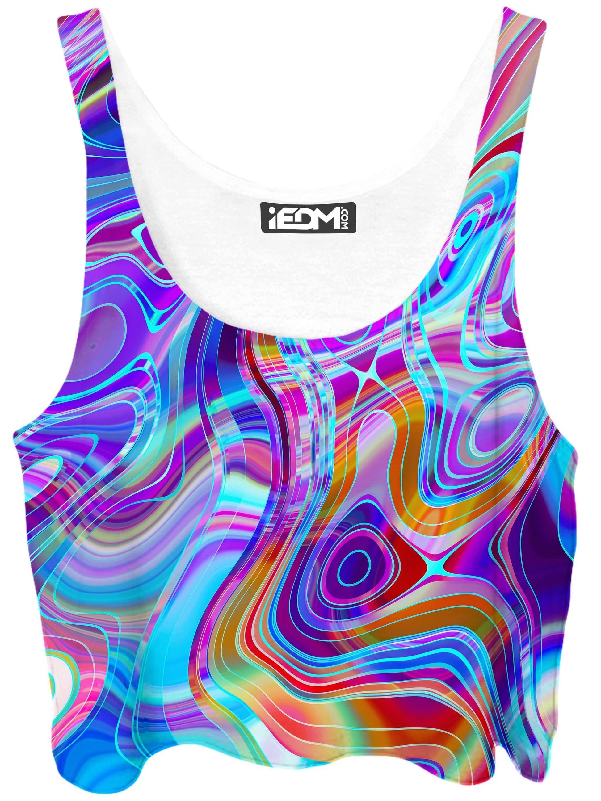 Aqua Realm Crop Top and Leggings Combo, Art Design Works, | iEDM