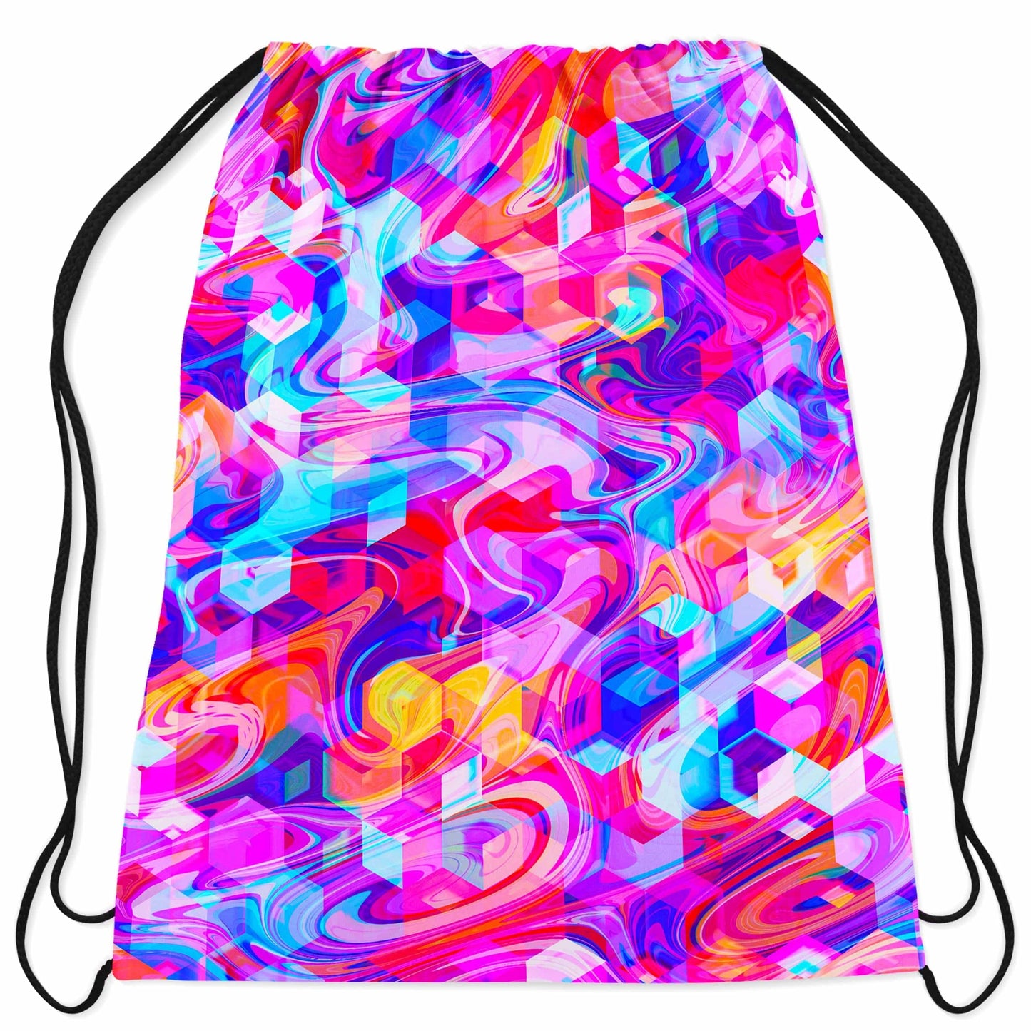 Cubic Drop Drawstring Bag, Art Design Works, | iEDM