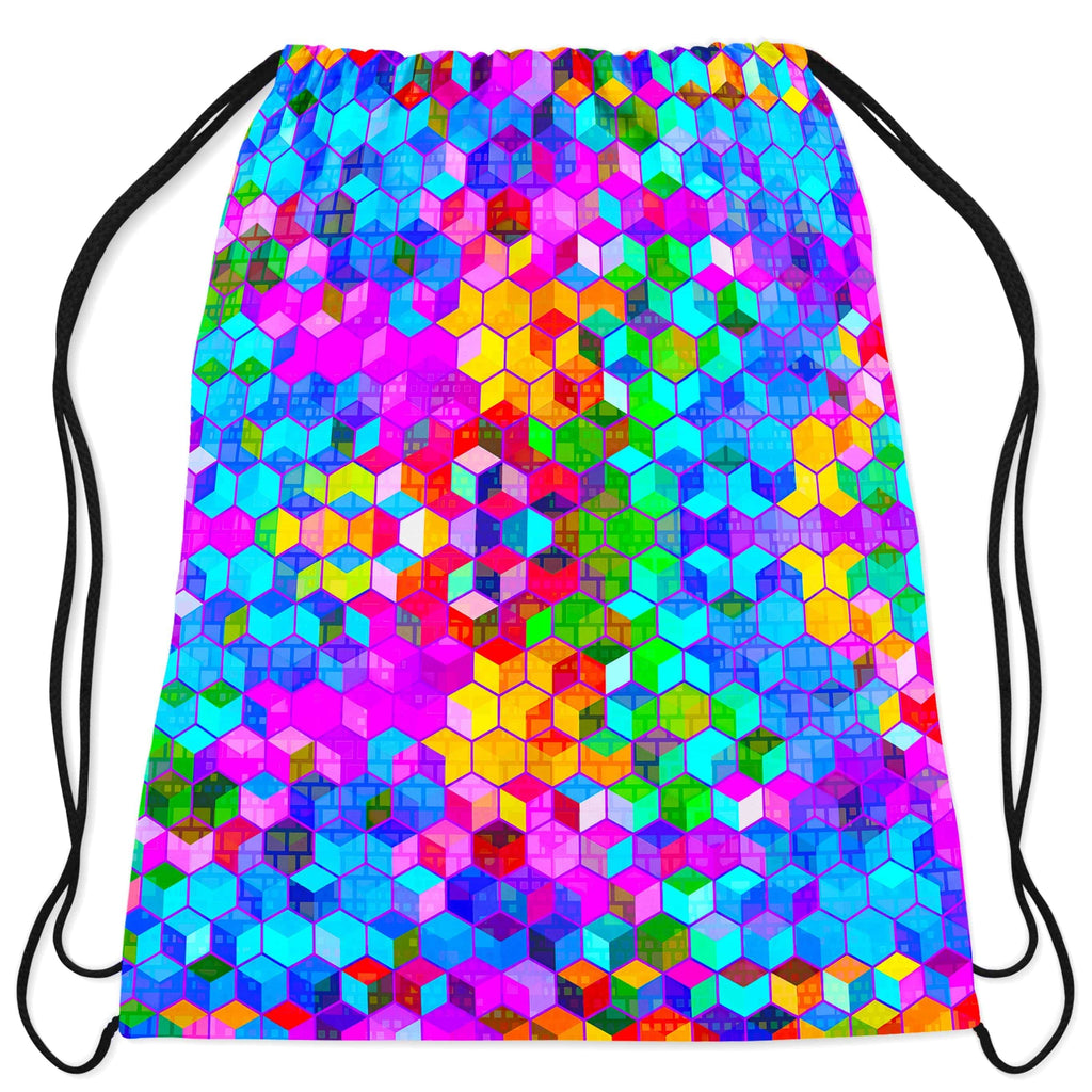 Cubism Drawstring Bag, Art Design Works, | iEDM