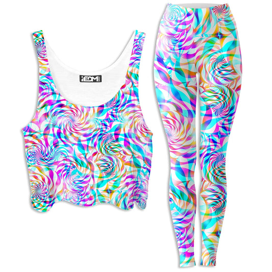 Daydreams Crop Top and Leggings Combo, Art Design Works, | iEDM