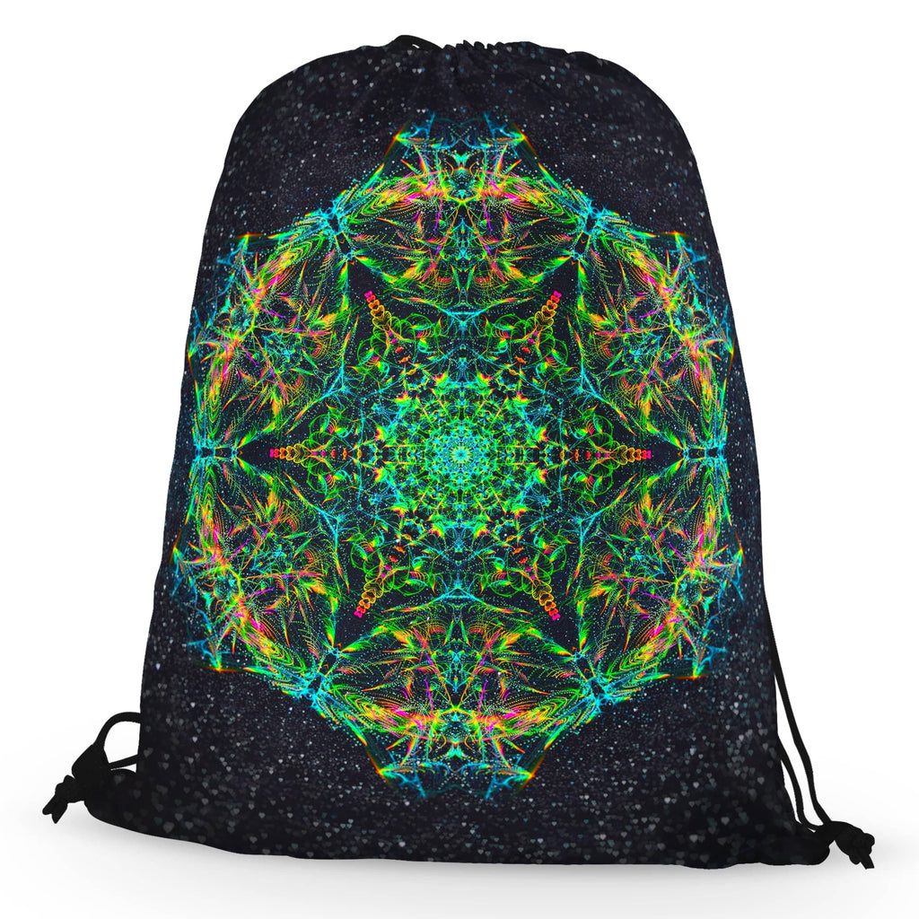 Green Prism Drawstring Bag, Art Design Works, | iEDM
