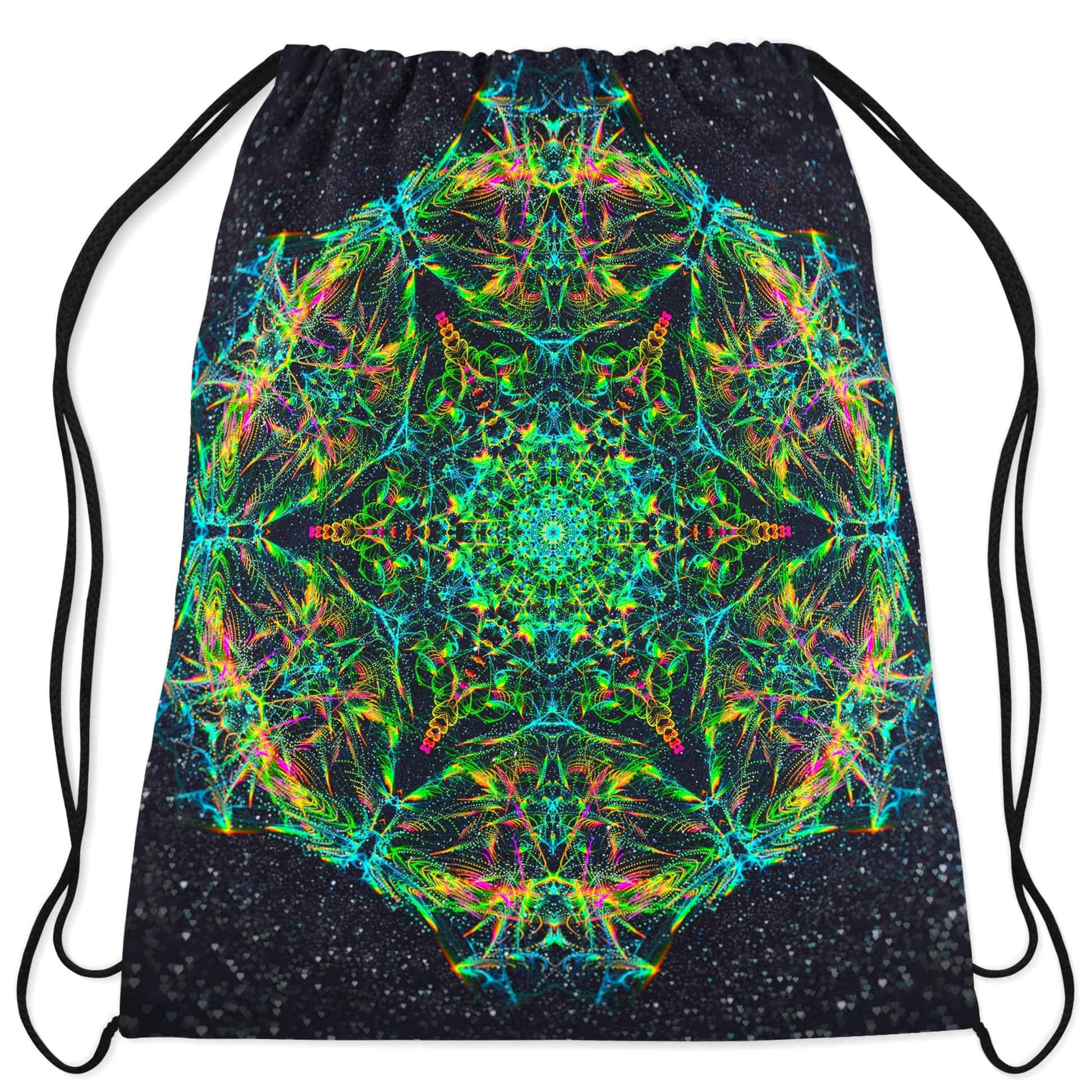 Green Prism Drawstring Bag, Art Design Works, | iEDM