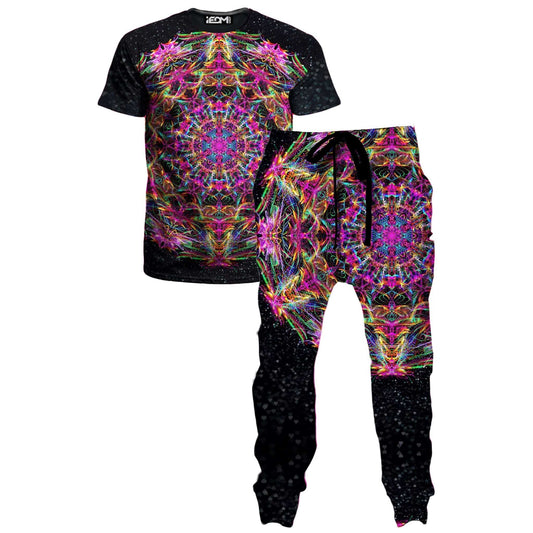 Pastel Warp T-Shirt and Joggers Combo, Art Design Works, | iEDM