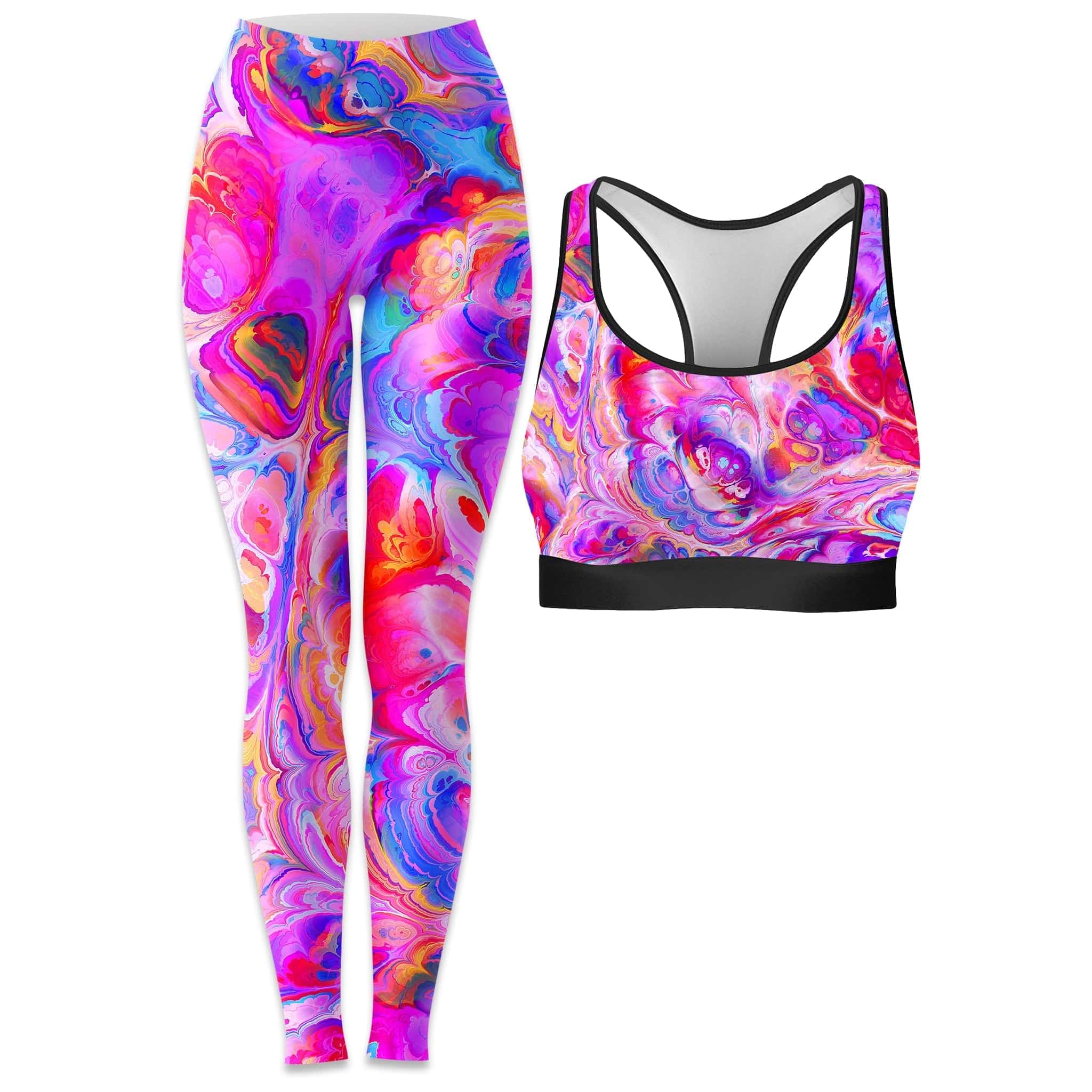 Plasma Flow Rave Bra and Leggings Combo | iEDM