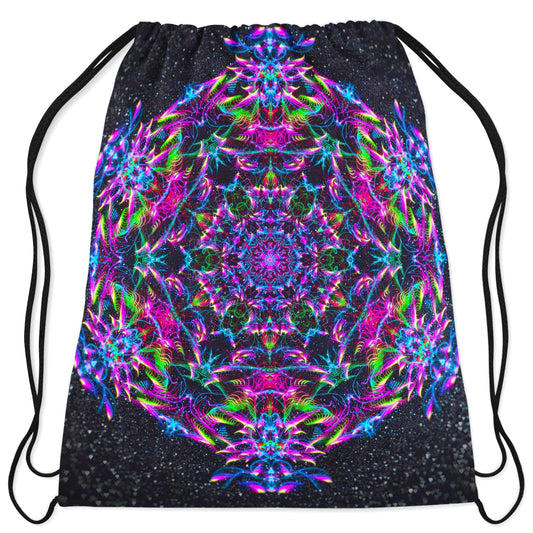 Purp Geometric Drawstring Bag, Art Design Works, | iEDM