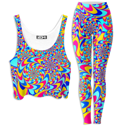 Rabbit Hole Crop Top and Leggings Combo, Art Design Works, | iEDM