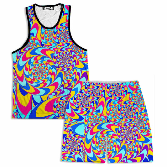 Rabbit Hole Men's Tank and Shorts Combo, Art Design Works, | iEDM