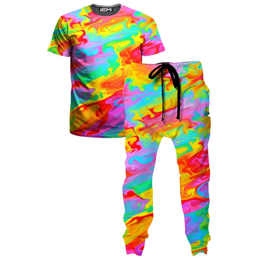 Summer Solstice T-Shirt and Joggers Combo, Art Design Works, | iEDM