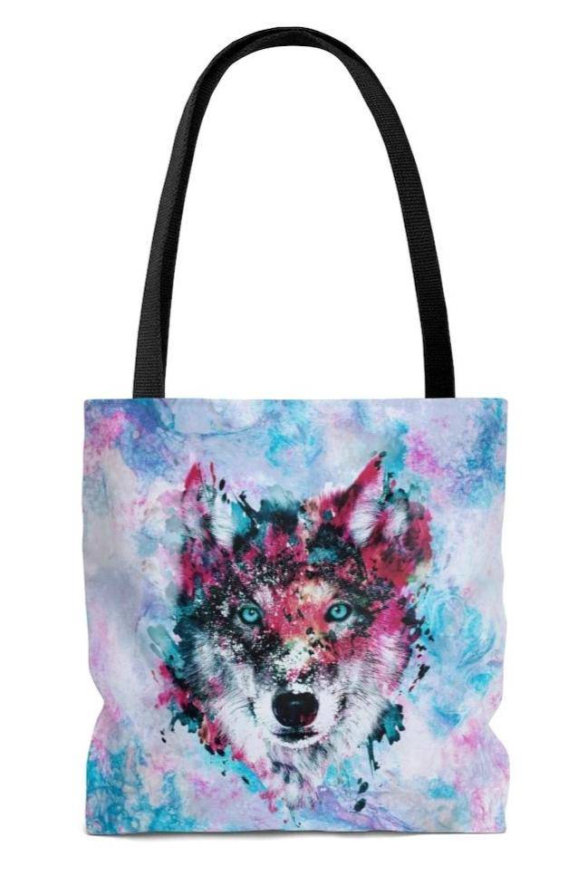 Wolf Roomy Tote Bag, Bags, | iEDM