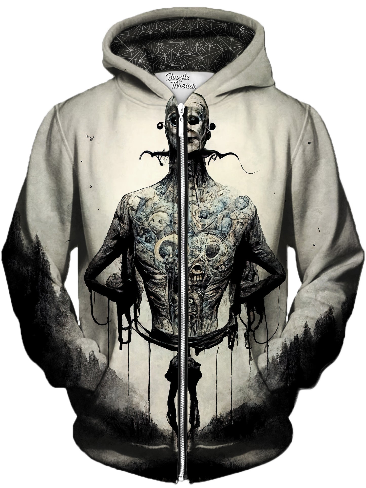 Bewitched Liberty Unisex Zip-Up Hoodie, Gratefully Dyed, | iEDM