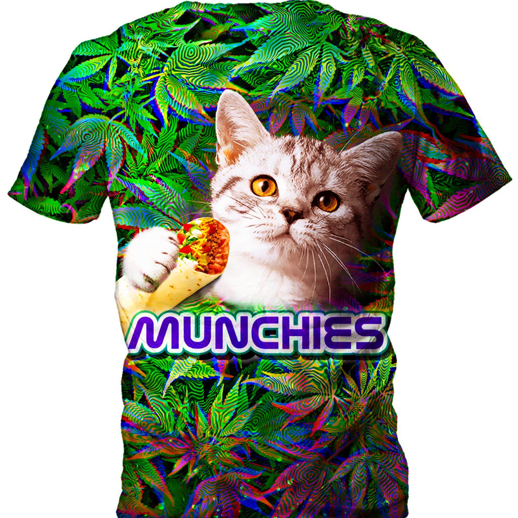 Big Tex Funkadelic 420 Munchies Cat Men's T-Shirt - iEDM