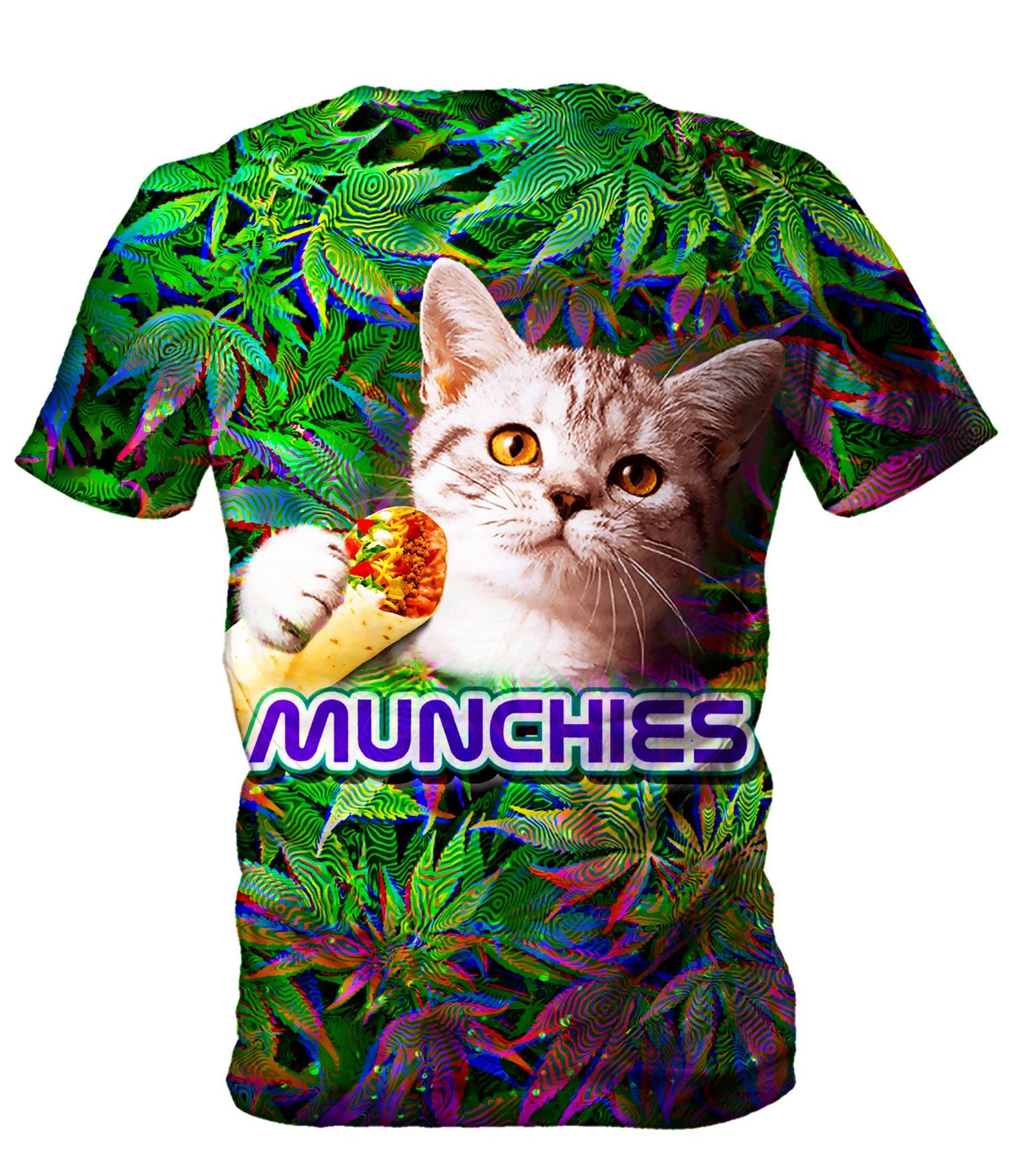 Big Tex Funkadelic 420 Munchies Cat Men's T-Shirt - iEDM