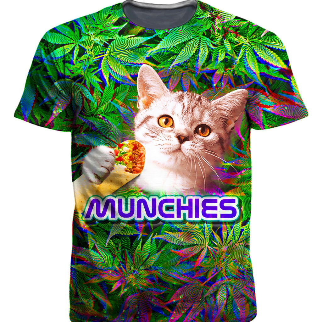 Big Tex Funkadelic 420 Munchies Cat Men's T-Shirt - iEDM