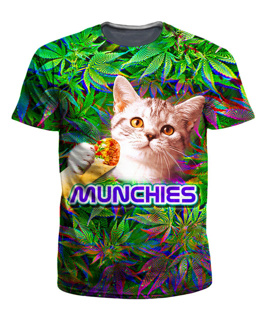 Big Tex Funkadelic 420 Munchies Cat Men's T-Shirt - iEDM