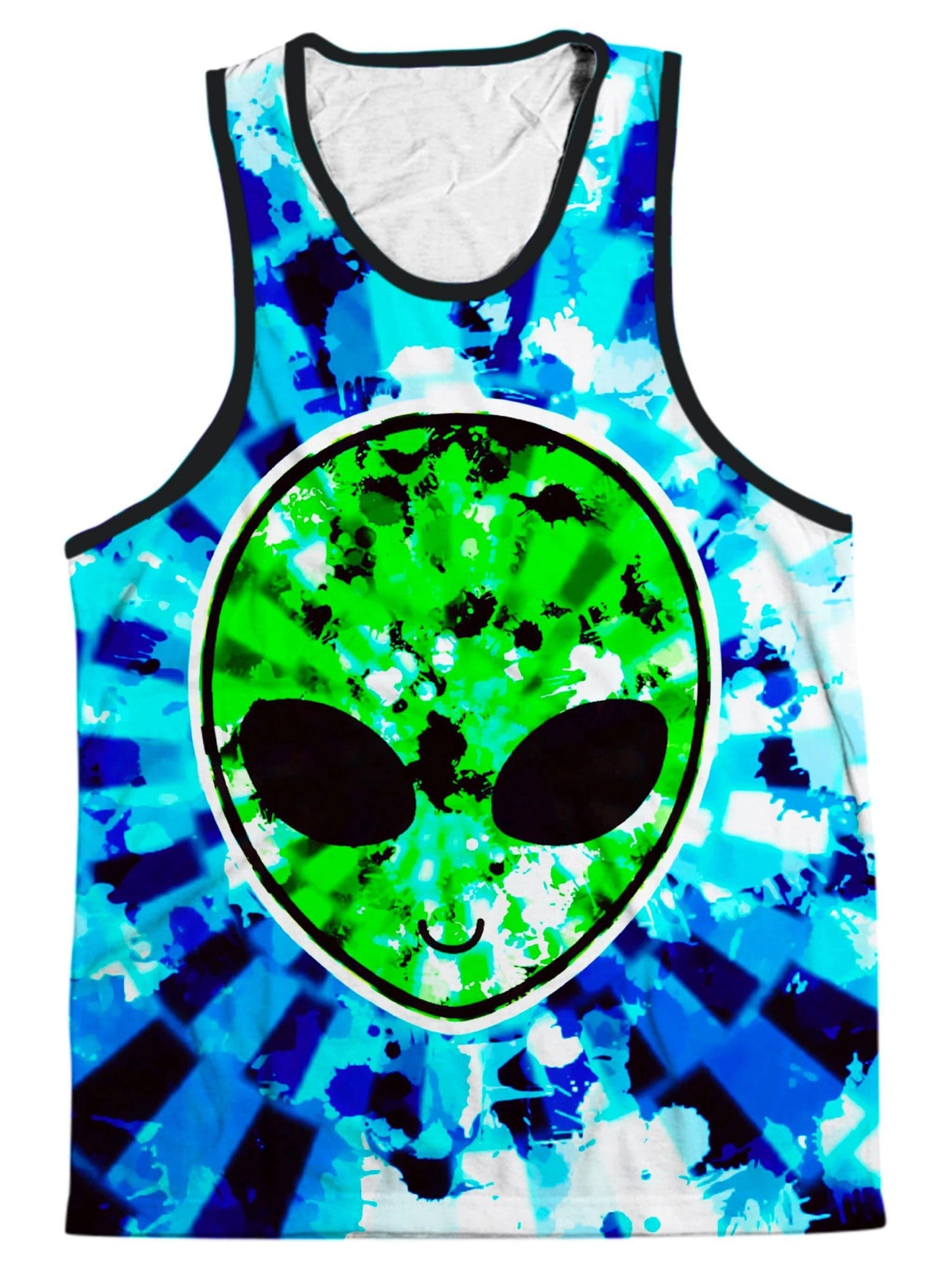 Alien Tie-Dye Men's Tank, Big Tex Funkadelic, | iEDM