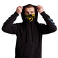 Black and Yellow Paint Splatter Face Mask With (4) PM 2.5 Carbon Inserts, Big Tex Funkadelic, | iEDM