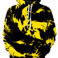 Big Tex Funkadelic Black and Yellow Paint Splatter Unisex Hoodie - iEDM