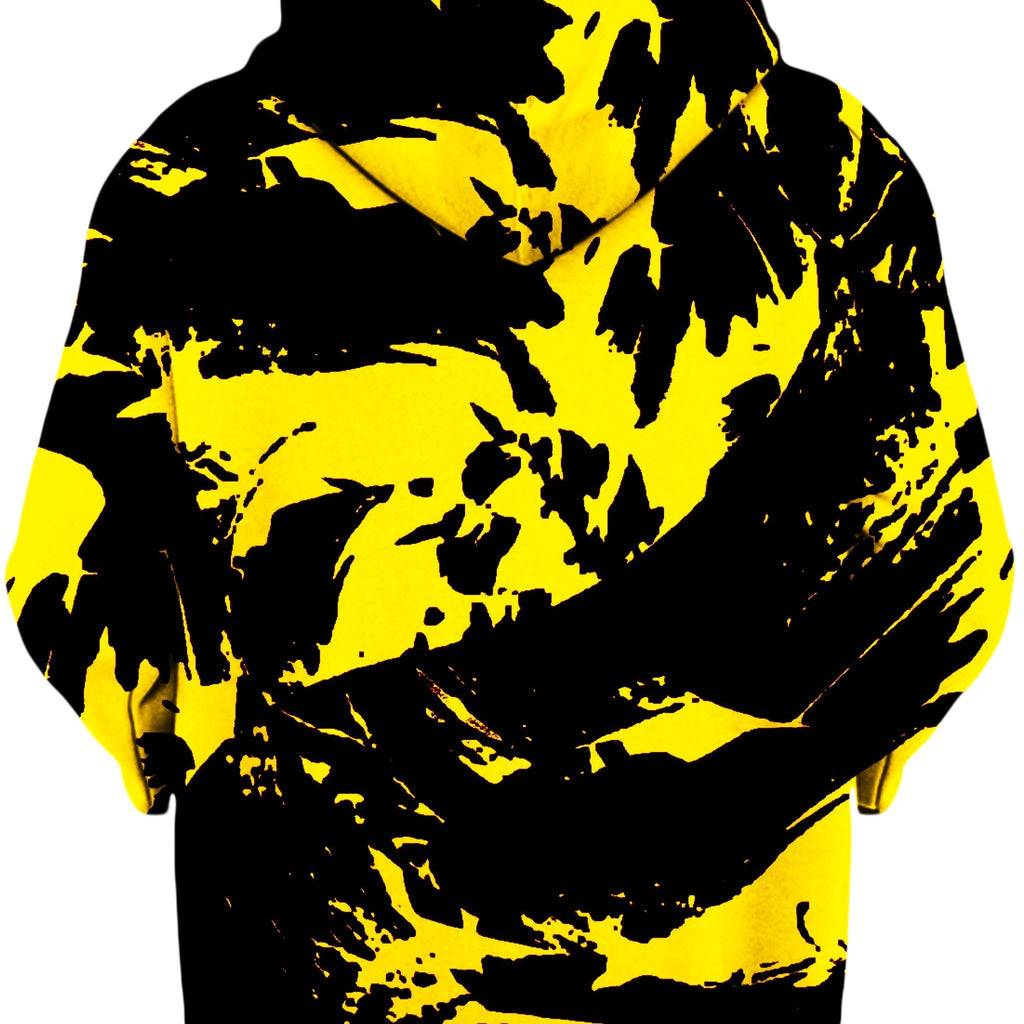 Big Tex Funkadelic Black and Yellow Paint Splatter Unisex Hoodie - iEDM