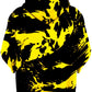 Black and Yellow Paint Splatter Unisex Zip-Up Hoodie, Big Tex Funkadelic, | iEDM