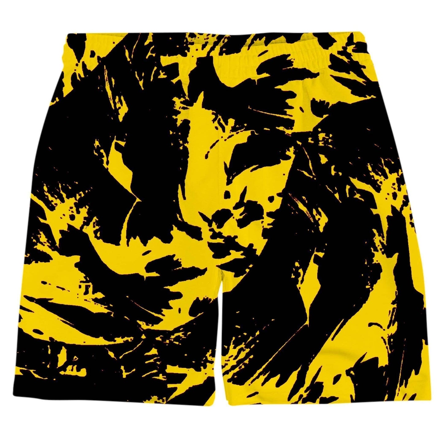 Black and Yellow Paint Splatter Weekend Shorts, Big Tex Funkadelic, | iEDM
