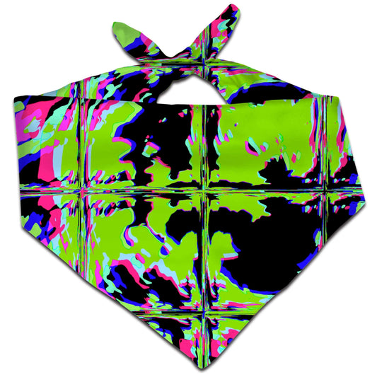 Blacklight Rave Glitch Bandana, Big Tex Funkadelic, | iEDM